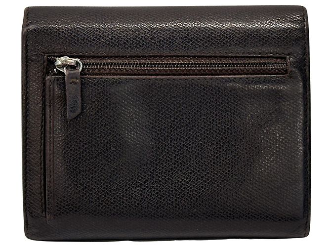 Chanel Bi-Fold Ledergeldbörse Dunkelbraun - Ansicht 2
