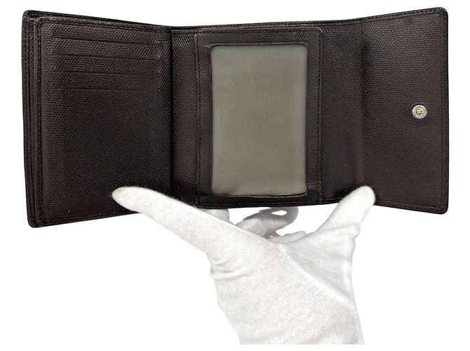 Chanel Bi-Fold Ledergeldbörse Dunkelbraun - Ansicht 4