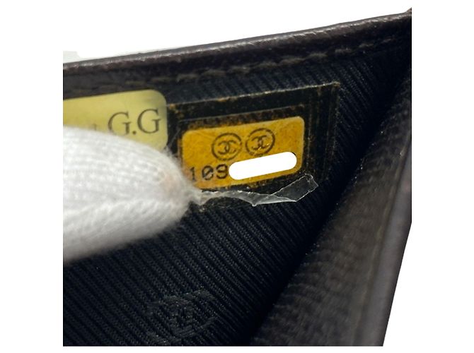 Chanel Bi-Fold Ledergeldbörse Dunkelbraun - Ansicht 6