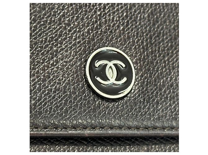 Chanel Bi-Fold Ledergeldbörse Dunkelbraun - Ansicht 8
