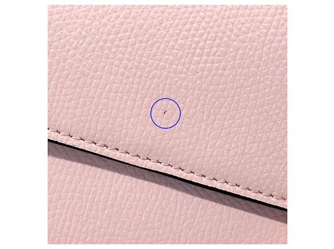Fendi Long Leather Wallet Pink Golden - view 14