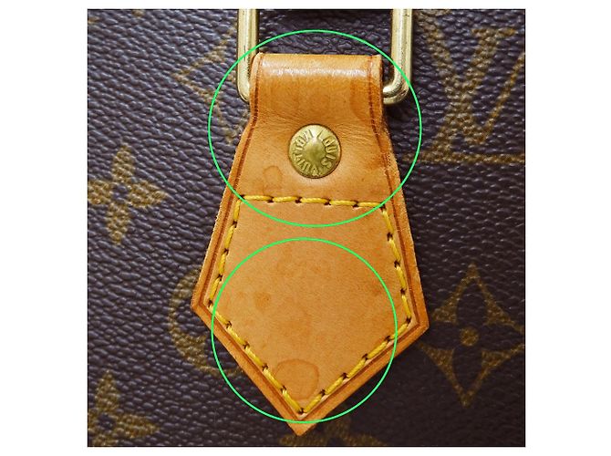 Borsa Alma PM in tela Monogram marrone Louis Vuitton - vista 10