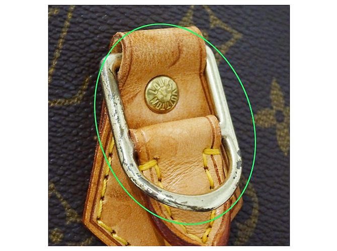 Borsa Alma PM in tela Monogram marrone Louis Vuitton - vista 11