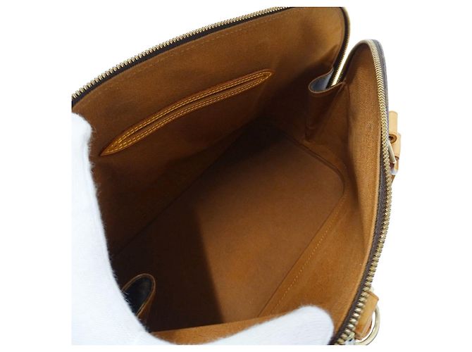 Borsa Alma PM in tela Monogram marrone Louis Vuitton - vista 5