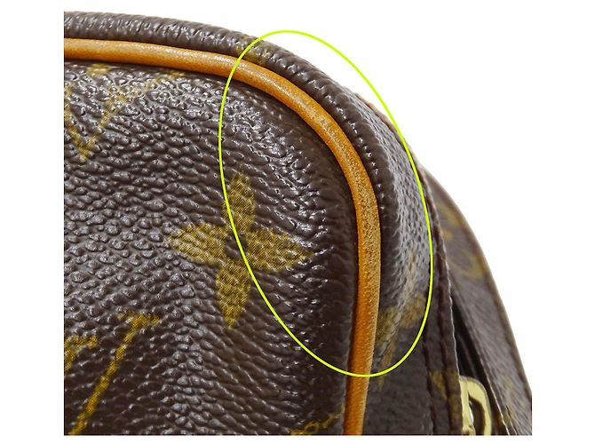 Borsa a tracolla Louis Vuitton in tela Monogram da donna Marrone - vista 10