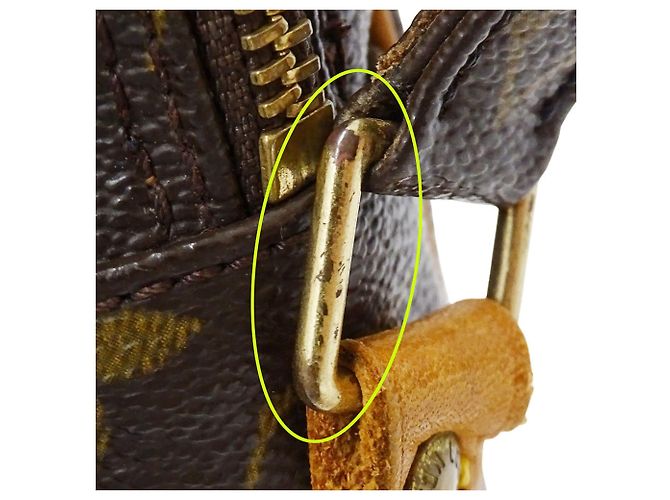 Borsa a tracolla Louis Vuitton in tela Monogram da donna Marrone - vista 12