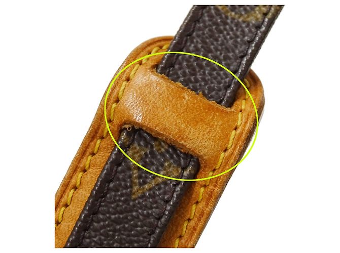 Borsa a tracolla Louis Vuitton in tela Monogram da donna Marrone - vista 13