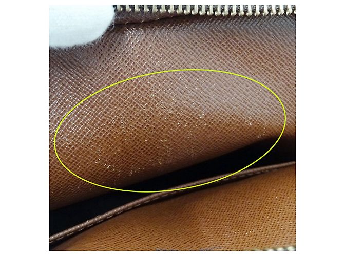 Borsa a tracolla Louis Vuitton in tela Monogram da donna Marrone - vista 15