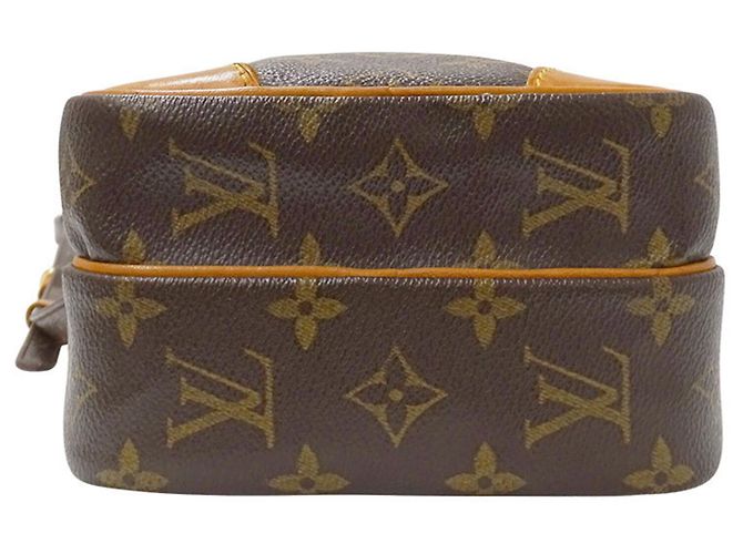 Borsa a tracolla Louis Vuitton in tela Monogram da donna Marrone - vista 3