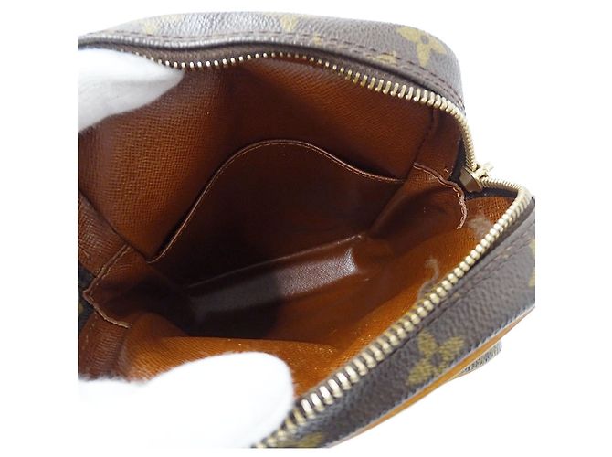 Borsa a tracolla Louis Vuitton in tela Monogram da donna Marrone - vista 5