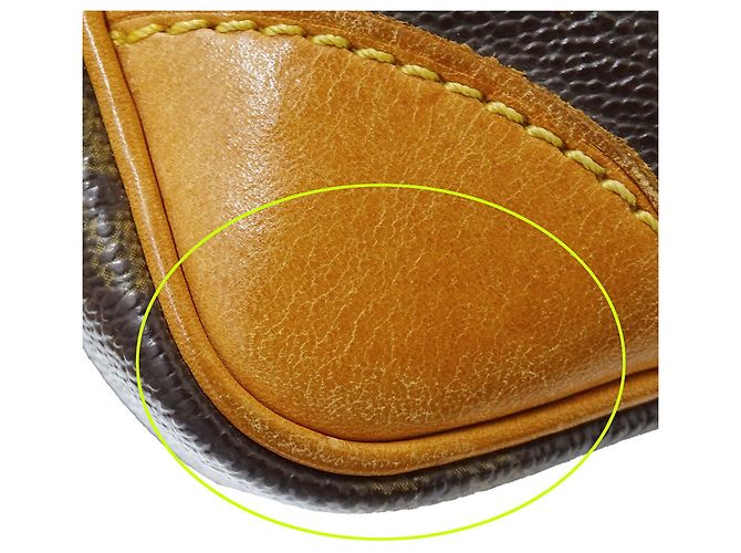 Borsa a tracolla Louis Vuitton in tela Monogram da donna Marrone - vista 8