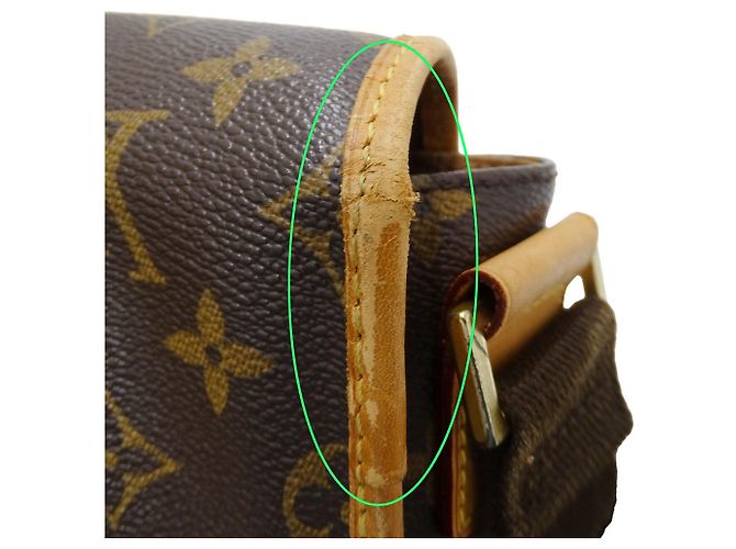 Borsa Messenger in tela Monogram Louis Vuitton Marrone - vista 9