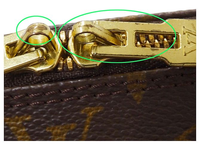 Borsa Alma PM in tela Monogram Louis Vuitton Marrone - vista 12