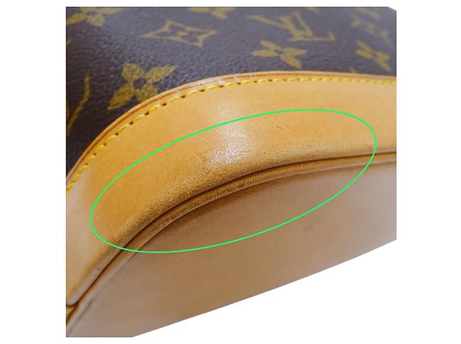 Borsa Alma PM in tela Monogram Louis Vuitton Marrone - vista 7