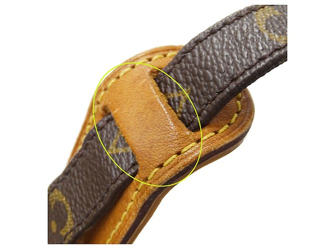 Borsa a tracolla in tela Monogram Louis Vuitton Marrone - vista 11