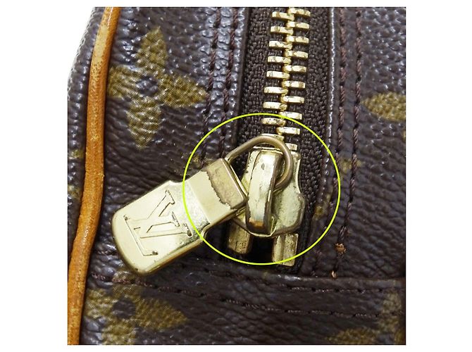 Borsa a tracolla in tela Monogram Louis Vuitton Marrone - vista 12