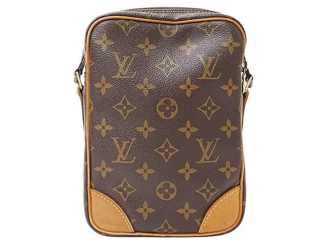 Borsa a tracolla in tela Monogram Louis Vuitton Marrone - vista 2