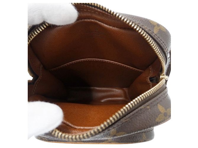 Borsa a tracolla in tela Monogram Louis Vuitton Marrone - vista 5