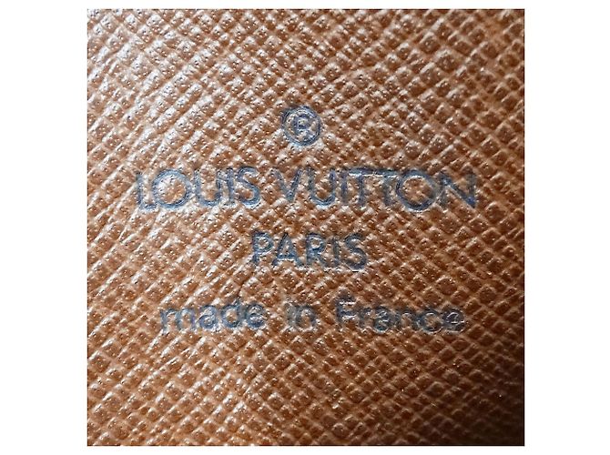 Borsa a tracolla in tela Monogram Louis Vuitton Marrone - vista 7