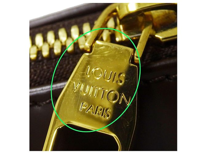 Louis Vuitton Damier Canvas Tote Bag Braun - Ansicht 11