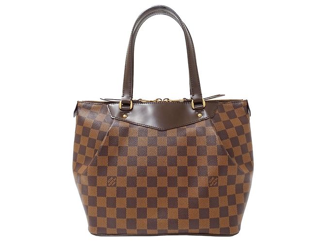 Louis Vuitton Damier Canvas Tote Bag Braun - Ansicht 2