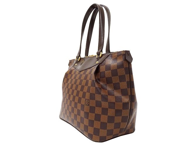 Louis Vuitton Damier Canvas Tote Bag Braun - Ansicht 4