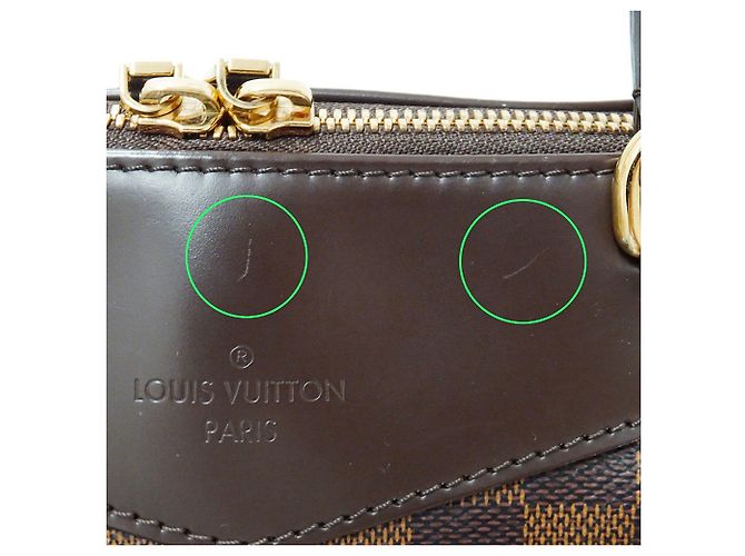 Louis Vuitton Damier Canvas Tote Bag Braun - Ansicht 8
