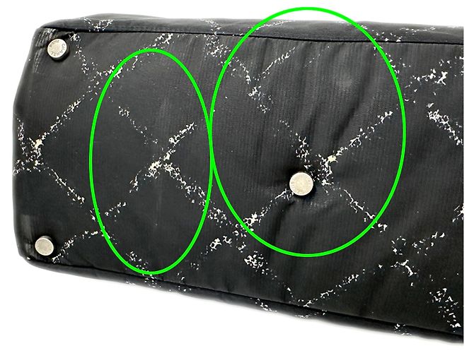 Borsa Tote in Nylon Nero Chanel - vista 12