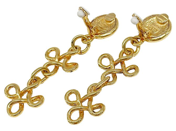 Orecchini a clip dorati Chanel D'oro - vista 4