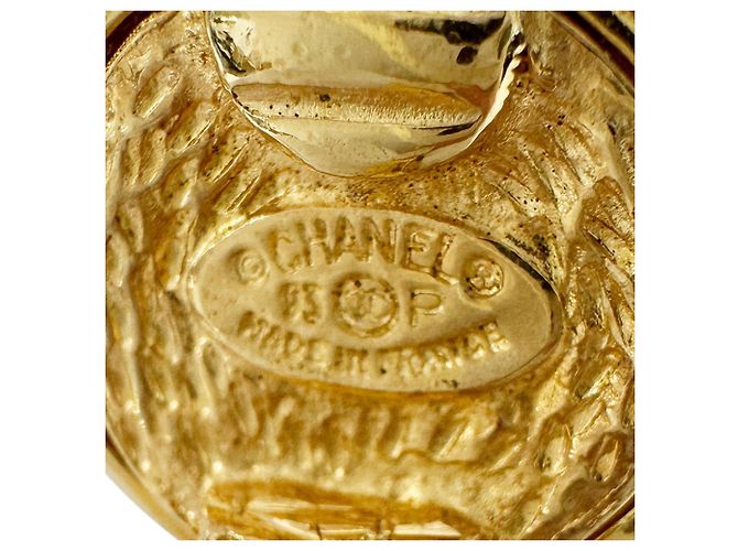 Orecchini a clip dorati Chanel D'oro - vista 5