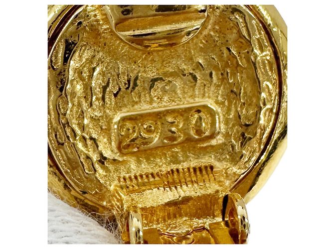 Orecchini a clip dorati Chanel D'oro - vista 6
