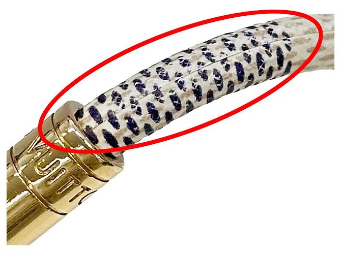 Bracciale Charm Damier Azur Louis Vuitton da donna Blu Crudo - vista 10