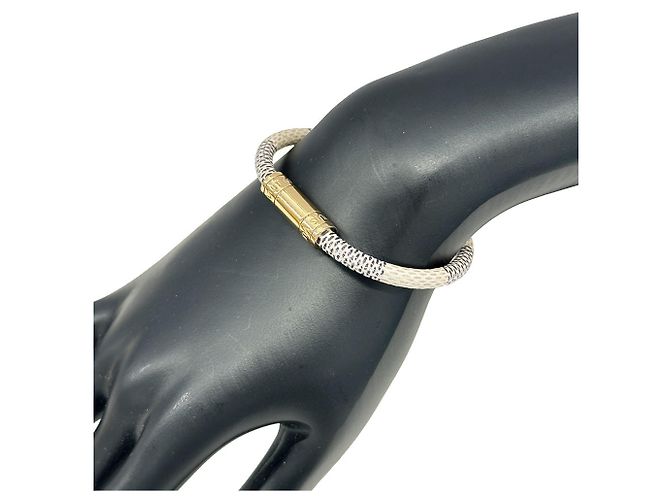 Bracciale Charm Damier Azur Louis Vuitton da donna Blu Crudo - vista 6