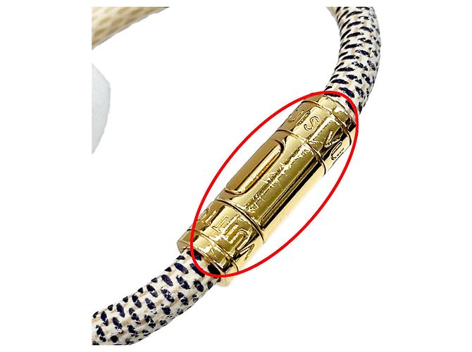 Bracciale Charm Damier Azur Louis Vuitton da donna Blu Crudo - vista 8