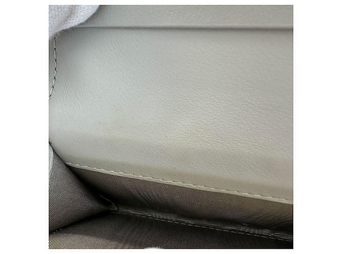 Tarjetero de cuero gris Gucci Castaño - vista 8