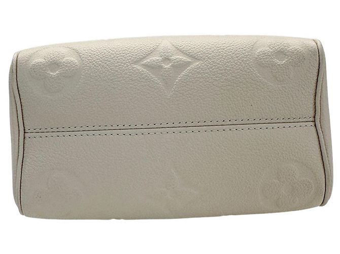 Borsa Louis Vuitton Monogram Empreinte Speedy Bandoulière 20 Crudo - vista 3