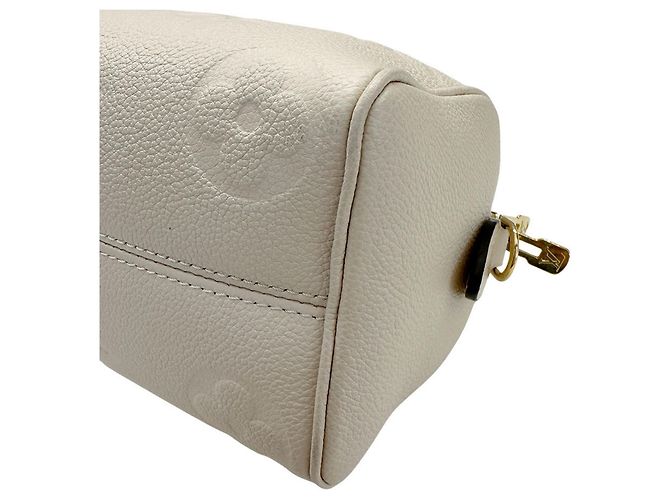 Borsa Louis Vuitton Monogram Empreinte Speedy Bandoulière 20 Crudo - vista 5