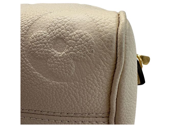 Borsa Louis Vuitton Monogram Empreinte Speedy Bandoulière 20 Crudo - vista 6