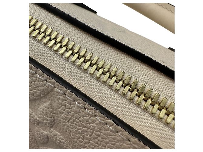 Borsa Louis Vuitton Monogram Empreinte Speedy Bandoulière 20 Crudo - vista 9