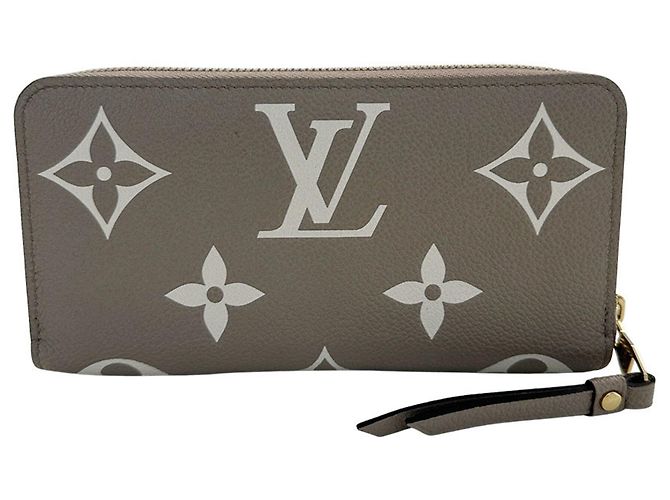 Louis Vuitton Bicolor Monogram Empreinte Long Wallet Grau Roh - Ansicht 2