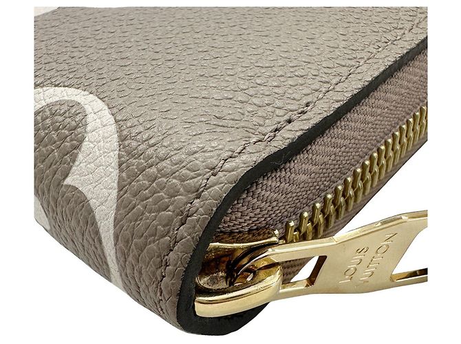 Louis Vuitton Bicolor Monogram Empreinte Long Wallet Grau Roh - Ansicht 5