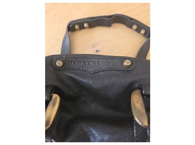Barbara Bui Borsa a mano in pelle nera Nero - vista 3