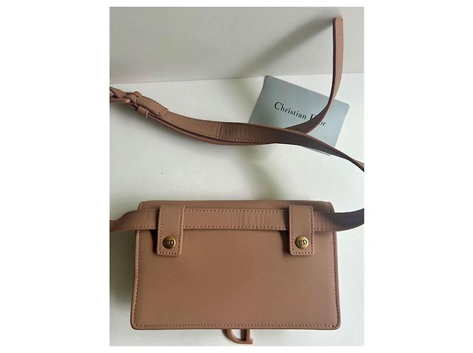 Borsa a tracolla Christian Dior Saddle Beige - vista 7