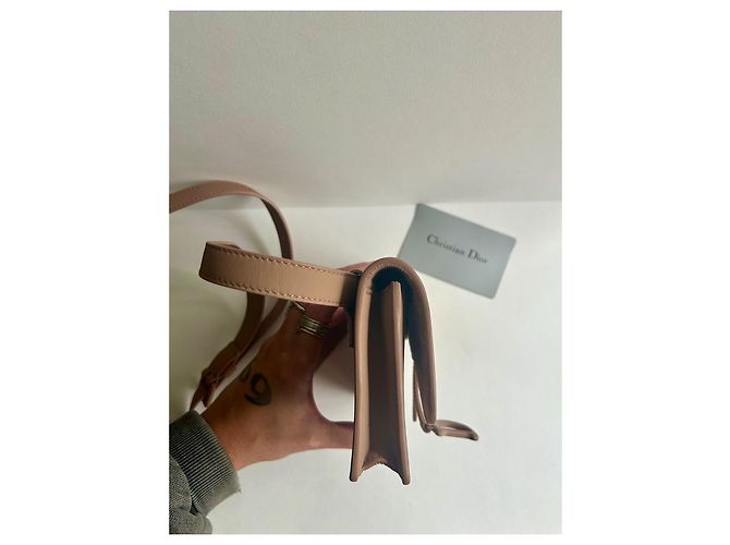 Borsa a tracolla Christian Dior Saddle Beige - vista 8