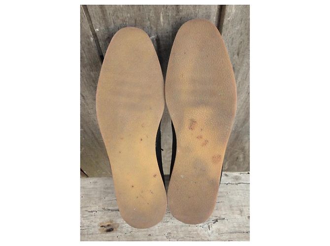 Autre Marque Derby-Schuhe aus schwarzem Wildleder - Ansicht 6