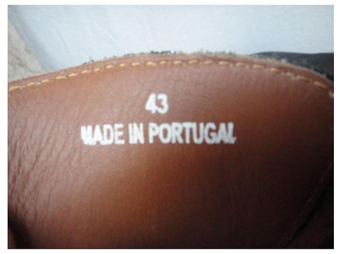 Autre Marque Derby-Schuhe aus schwarzem Wildleder - Ansicht 8