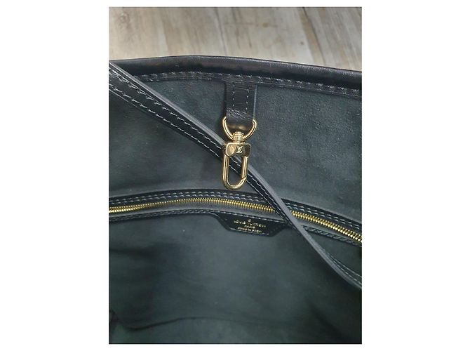 Louis Vuitton Neverfull MM Jaquard Since Schwarz NUOVO - vista 3