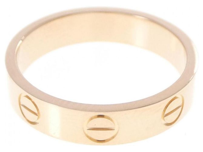 Anello Mini Love di Cartier in oro rosa 18K - vista 2