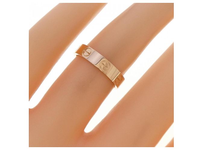 Anello Mini Love di Cartier in oro rosa 18K - vista 4
