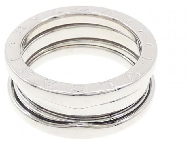 Bulgari Anello Bvlgari B.zero1 3-Band in oro bianco 18K - vista 2